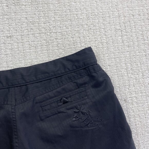 Powder Room Board Shorts Women's 7 Black Sun Surf Swim Smile Versatile Beach - Picture 11 of 12